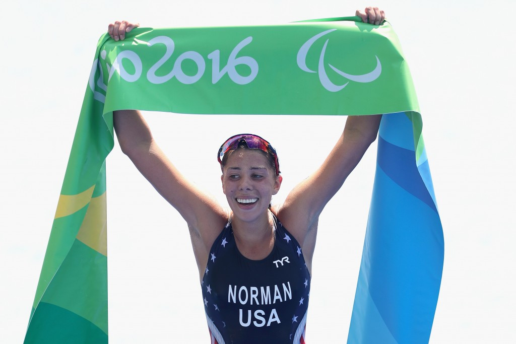 Grace Norman became the first-ever Paralympic women's triathlon champion ©Getty Images