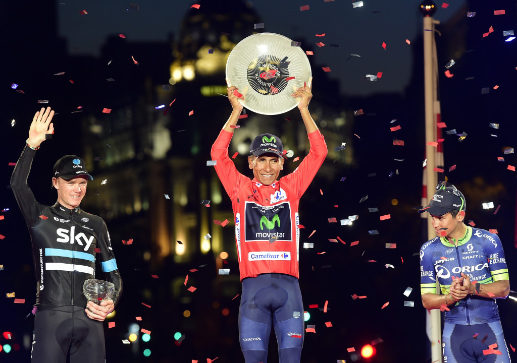 Nairo Quintana officially claimed his first Vuelta a España title ©Getty Images