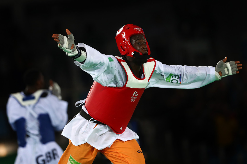 Ivorian Cheick Sallah Cissé claimed African taekwondo gold with a last second headkick in the under 80kg category ©Getty Images