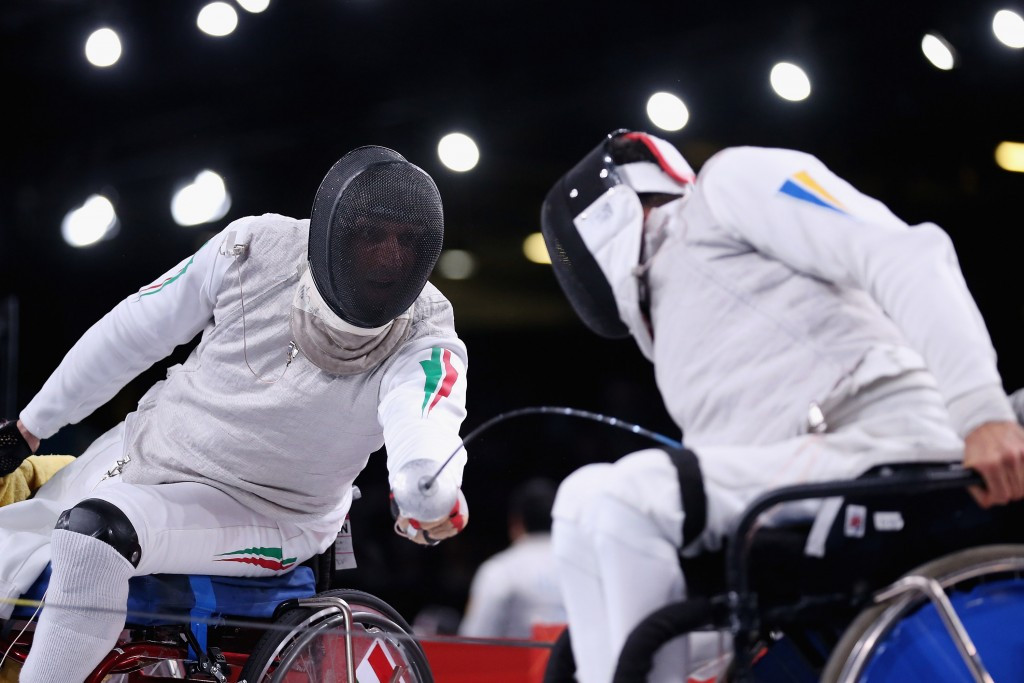 Double Ukrainian gold on opening day of wheelchair fencing finals at Rio 2016