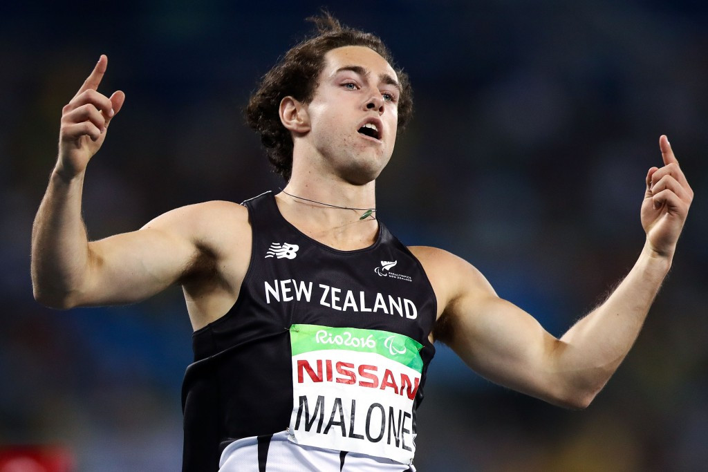 New Zealand's Liam Malone triumphed in the men's T44 200m final ©Getty Images
