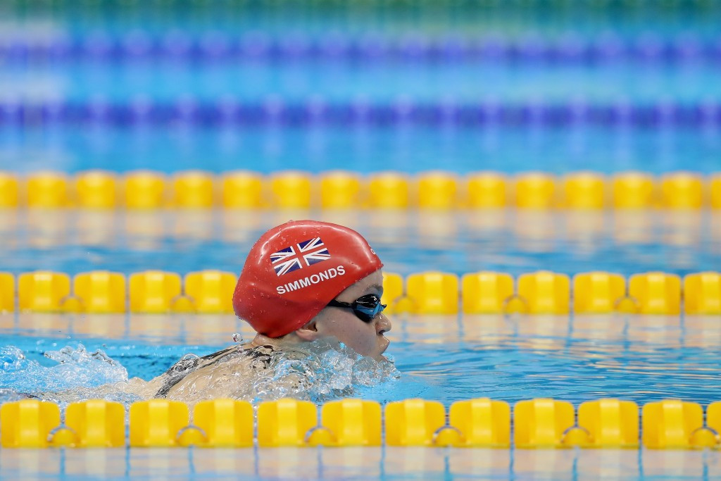 Britain's Ellie Simmonds successfully defended her women's 200m individual medley S6 title ©Getty Images