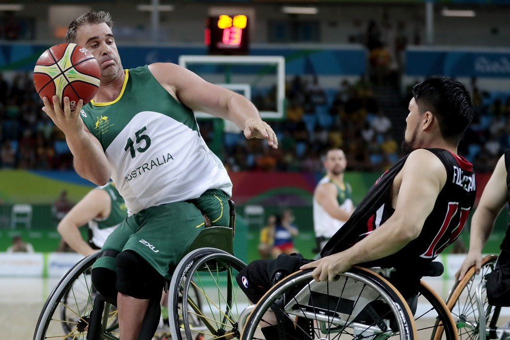 Australia defeated Japan 68-55 in Group A of the men's wheelchair basketball competition ©Getty Images