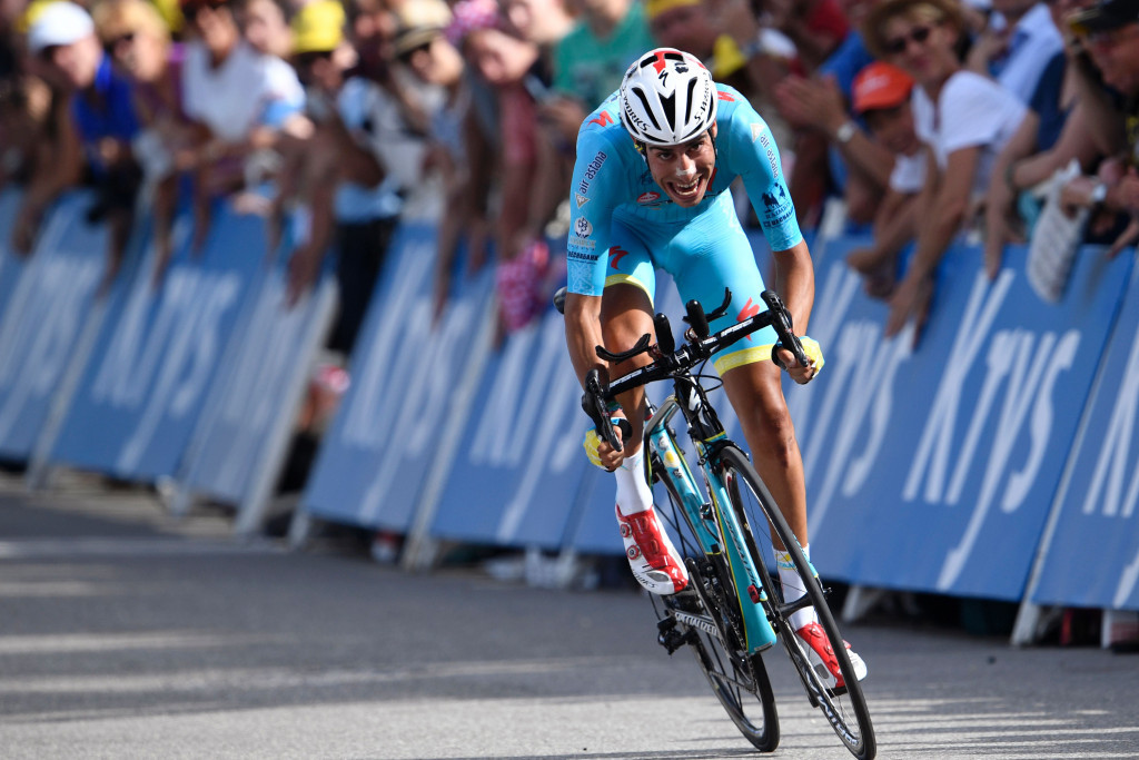 italy's Fabio Aru, winner of the 2015 Vuelta a España, is due to take part in the  action at the Road Cycling European Championships in Britanny this week ©Getty Images