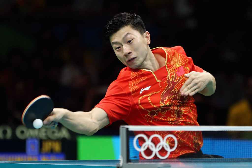 Ma Long (pictured) and Zhang Jike could possibly face each other in a repeat of the Rio 2016 Olympics final at the ITTF World Tour China Open ©Getty Images