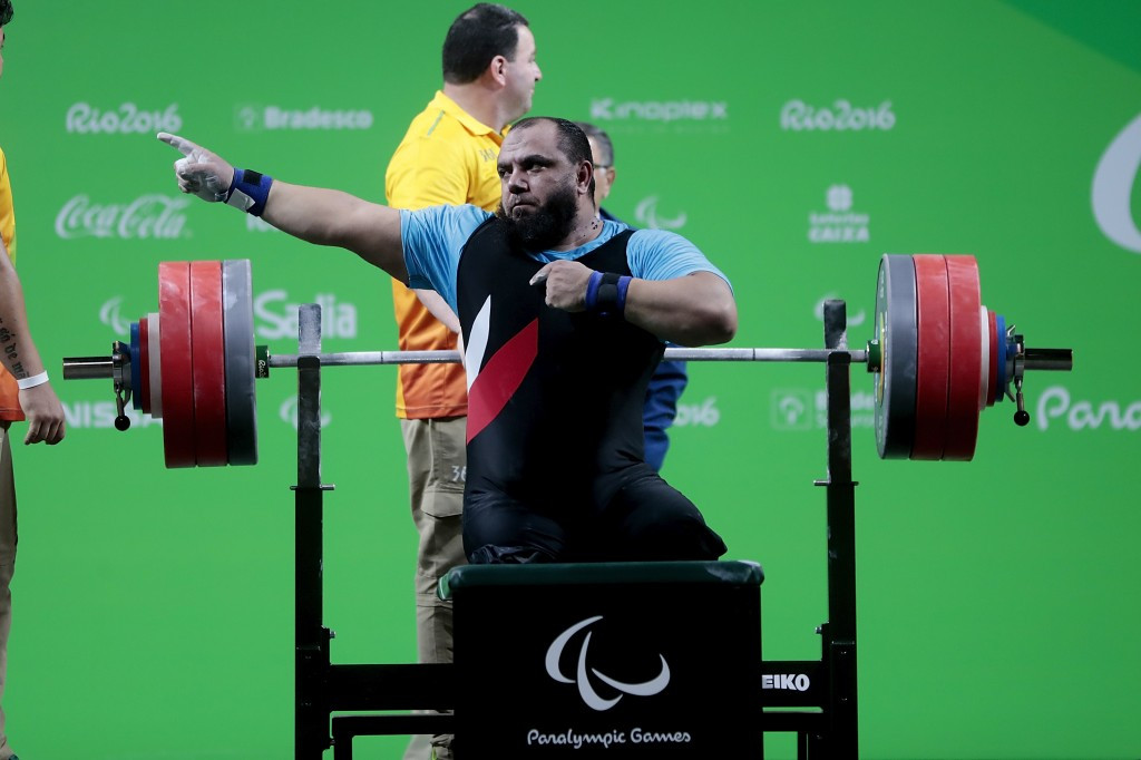 Mohamed Eldib was one of two Egyptians to win powerlifting gold today ©Getty Images