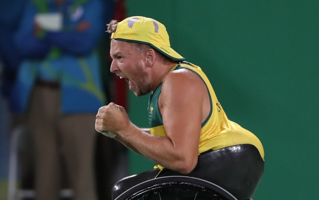 Australia’s Dylan Alcott claimed his second Paralympic gold medal in the space of 24 hours after beating Britain’s Andy Lapthorne in the wheelchair tennis quad singles final ©Wheelchair Tennis/Twitter