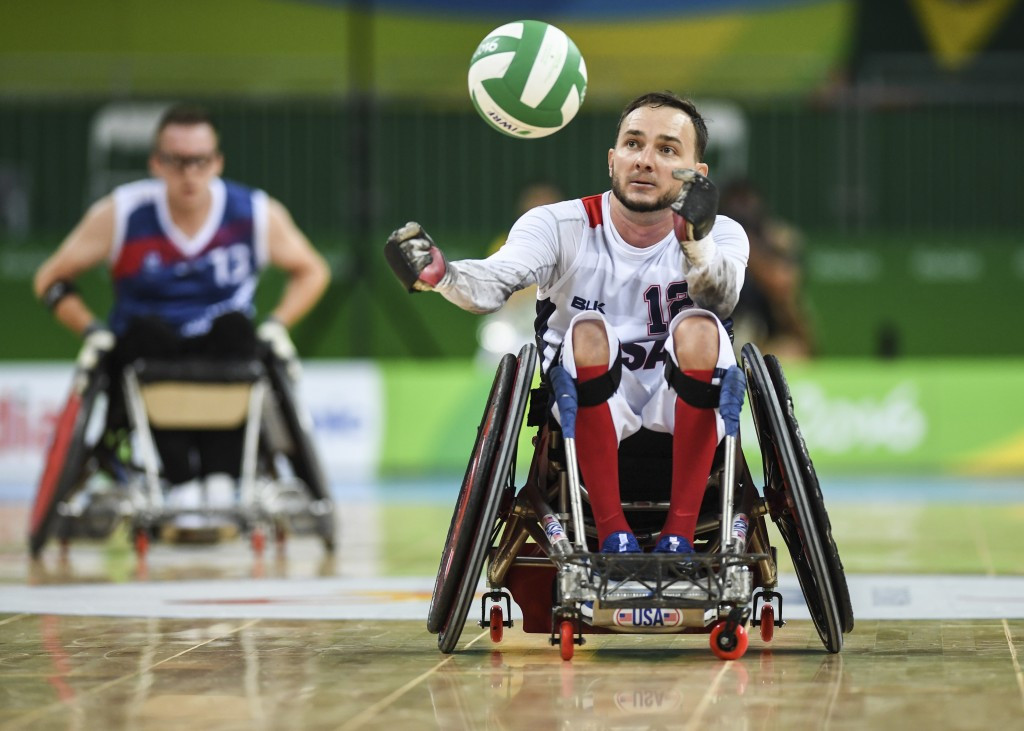 
The United States beat France 51-42 in their opening Group B match of the wheelchair rugby competition ©Getty Images

