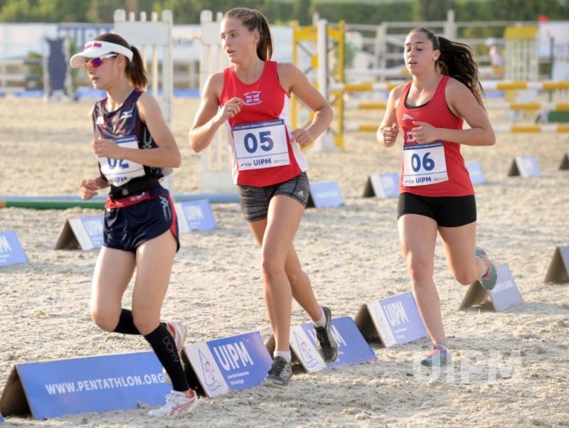 Women's qualification took place in Cairo today ©UIPM