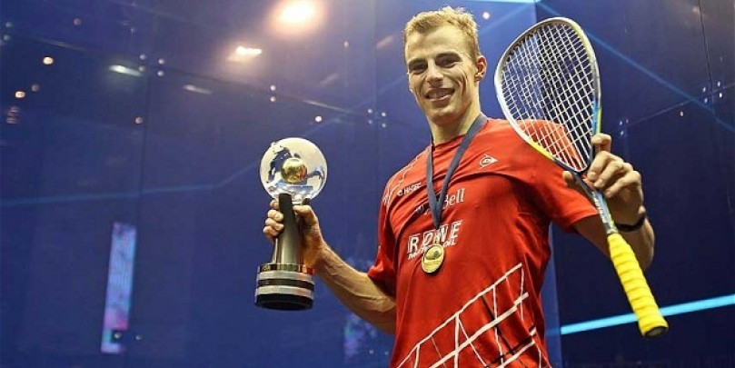 England's Nick Matthew won the men's event the last time the World Championships were held in Manchester ©PSA