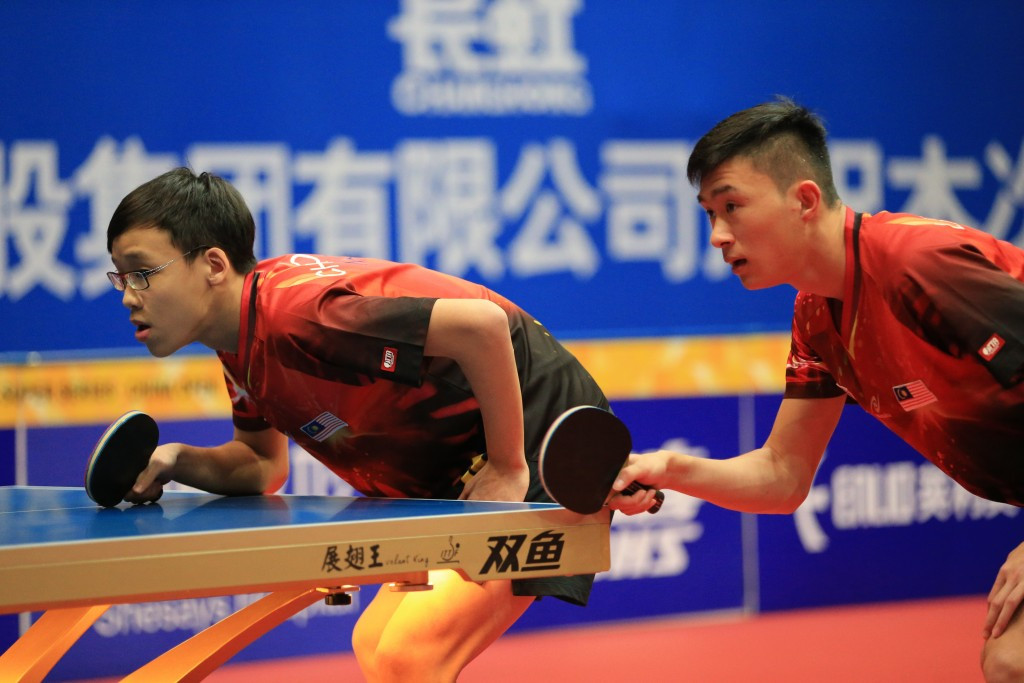 Choong and Leong end torrid Malaysian run with doubles victory at ITTF China Open