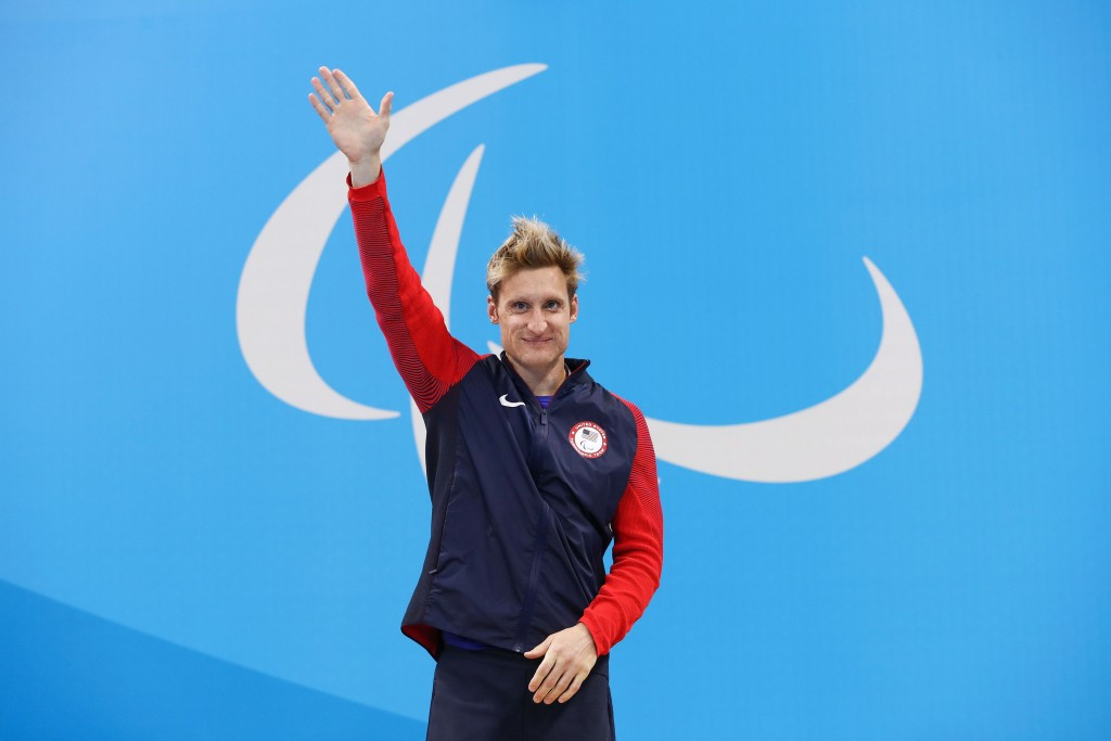 The United States' Bradley Snyder broke a 30-year-old world record on his way to winning the men’s 100m freestyle S11 final this evening ©Getty Images