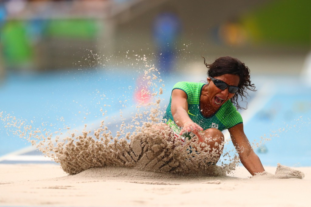 Brazil’s Silvania Costa de Oliveira took gold in the women’s long jump T11 competition ©Getty Images