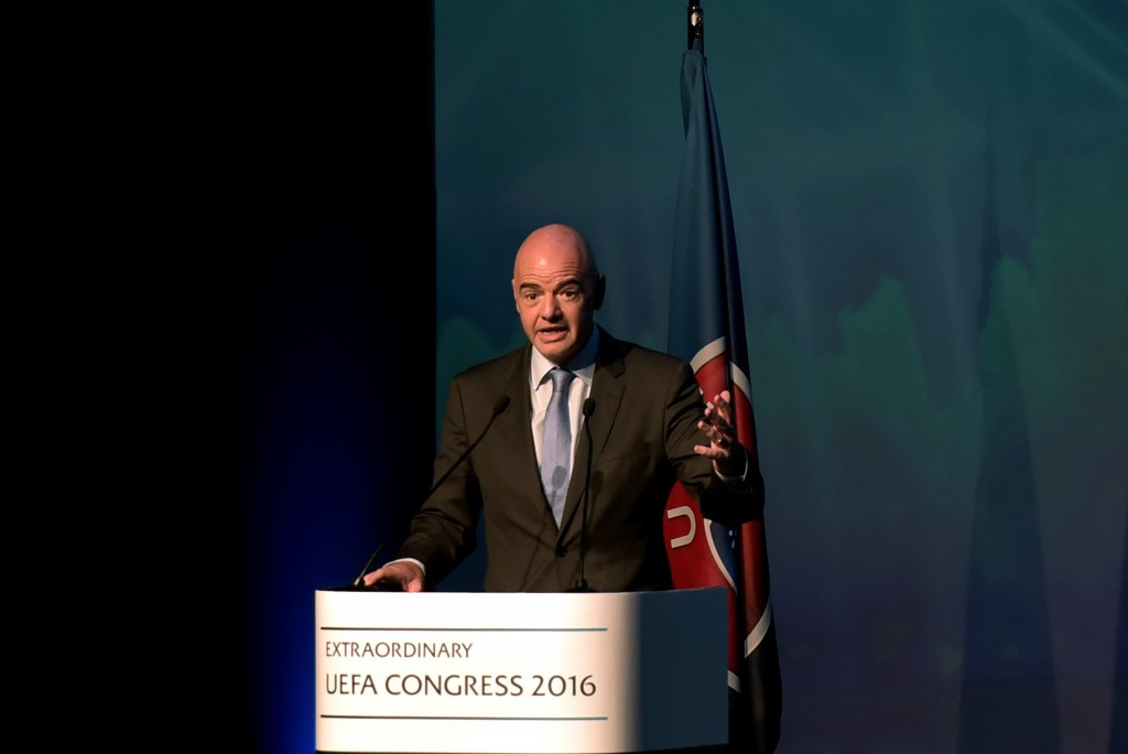 Aleksander Čeferin's rise from relative obscurity to become President of UEFA has sparked allegations that FIFA leader Gianni Infantino lobbied on his behalf, helping influence the vote ©Getty Images
