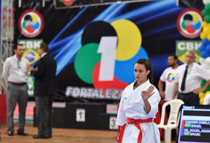 Brazilian karatekas dominated the opening day of competition in Fortaleza ©Facebook