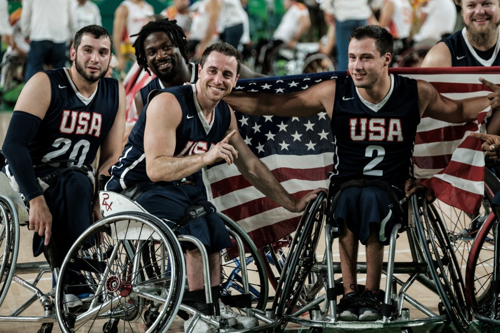 United States won their first Paralympic men's wheelchair basketball title for 28 years with victory over Spain ©Getty Images