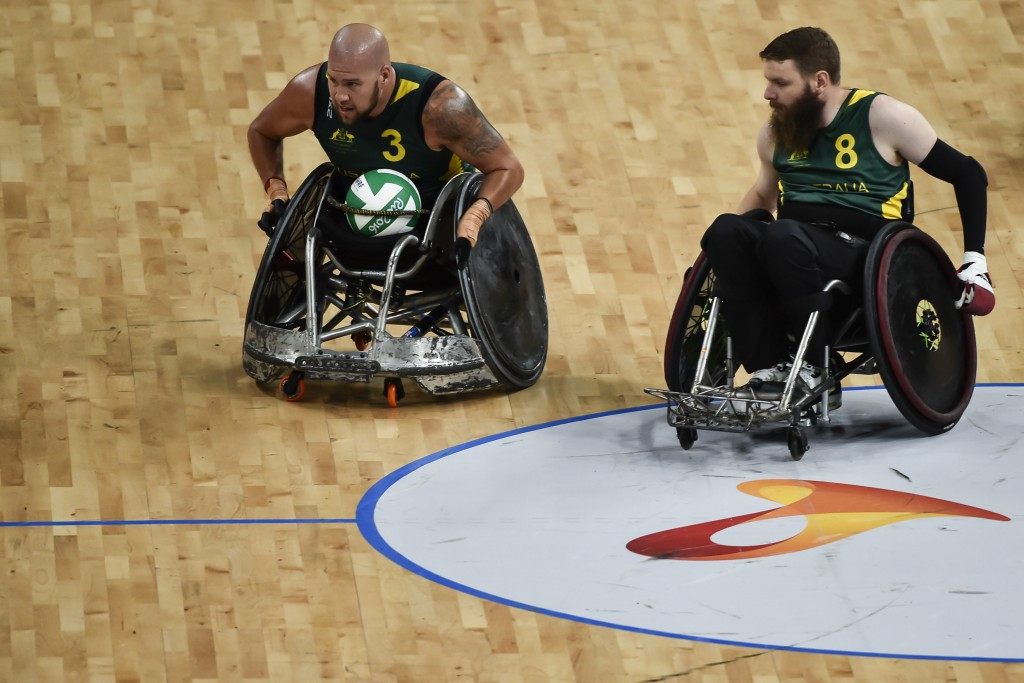 Australia beat Japan 63-57 to book their place in tomorrow's wheelchair rugby final ©Getty Images