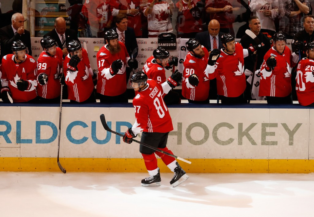 A Sidney Crosby-inspired Canada swept to victory in their opening game ©Getty Images