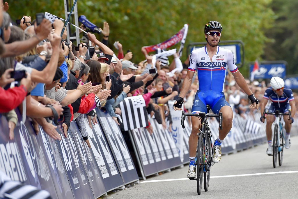 Sagan wins sprint to add European title to world road race crown