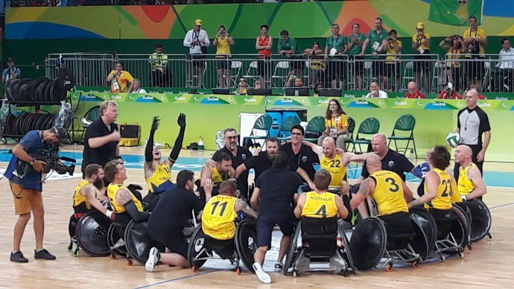 Australia successfully defended their Paralympic wheelchair rugby title with a thrilling 59-58 victory over the United States ©Twitter