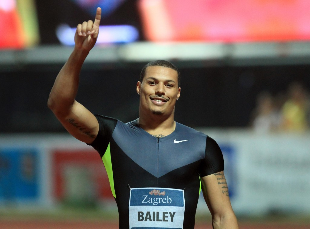 Ryan Bailey is another sprinter hoping to impress in the winter sport ©Getty Images