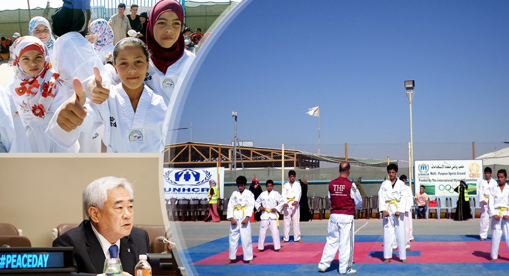 The World Taekwondo Federation celebrated the United Nations International Day of Peace ©WTF