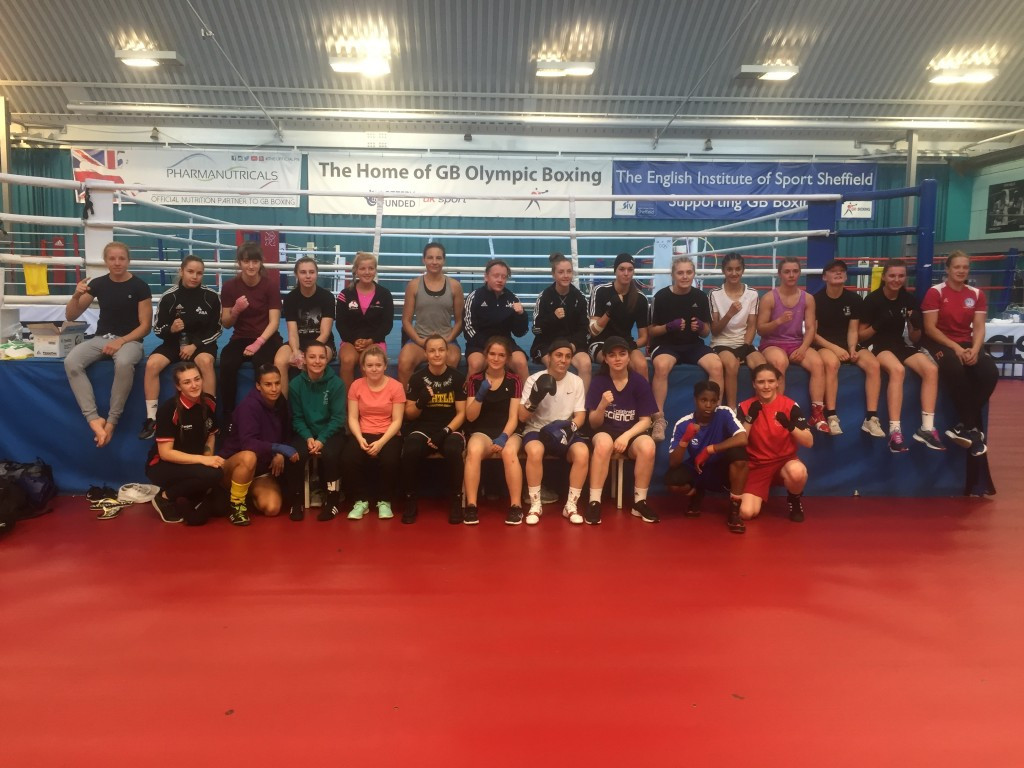 GB Boxing has held its largest female emerging talent camp ©GB Boxing