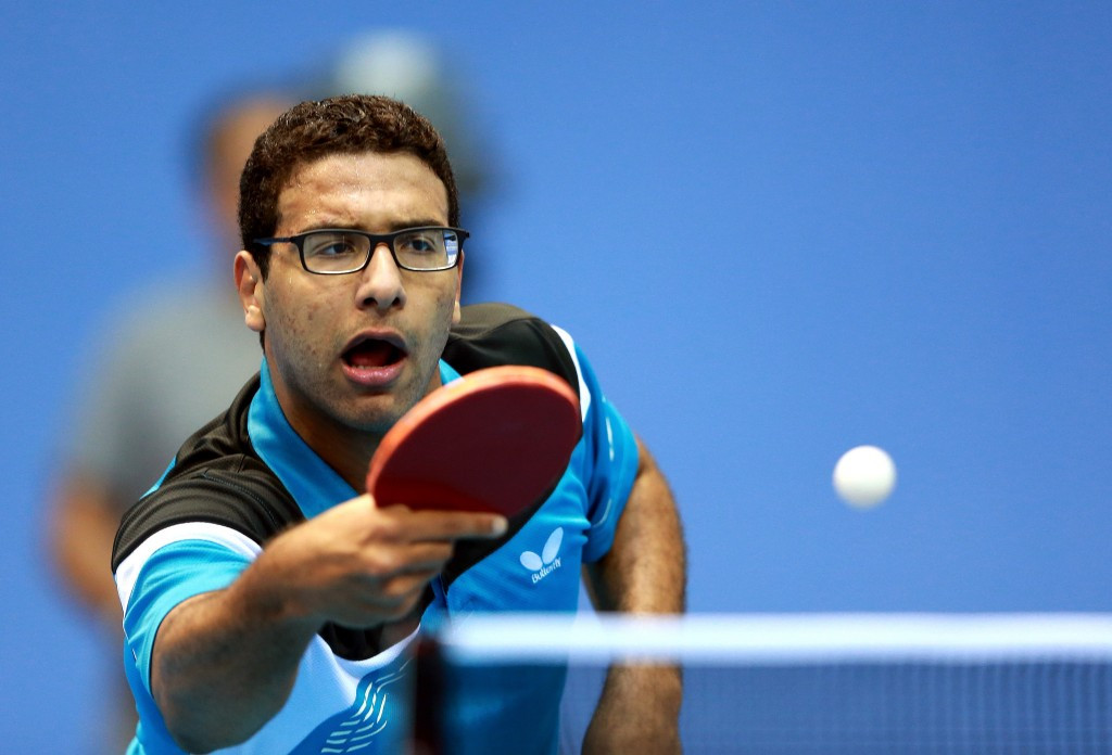 Egypt's Omar Assar is the top seed in the men's singles ©ITTF