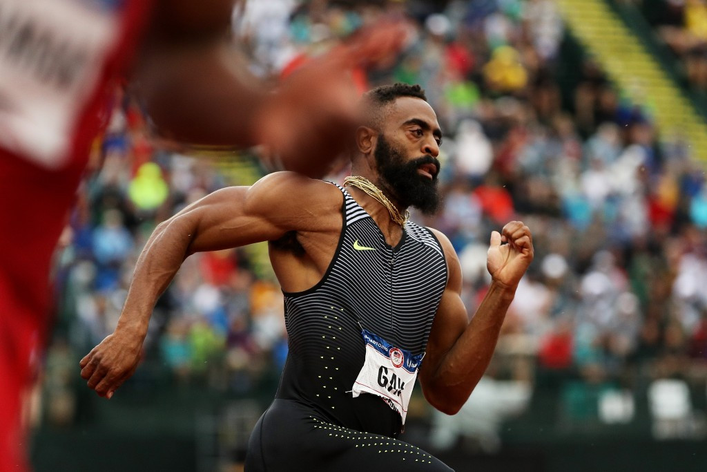 Tyson Gay sat out USA Bobsleigh's National Push Championships ©Getty Images