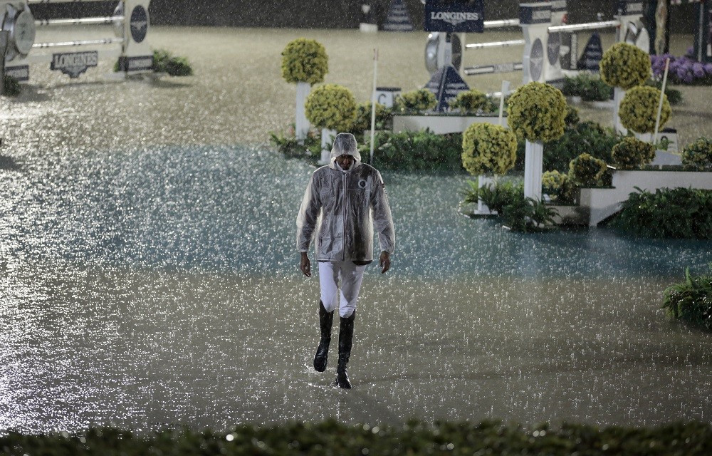 Heavy rain caused the cancellation of action in Barcelona ©FEI
