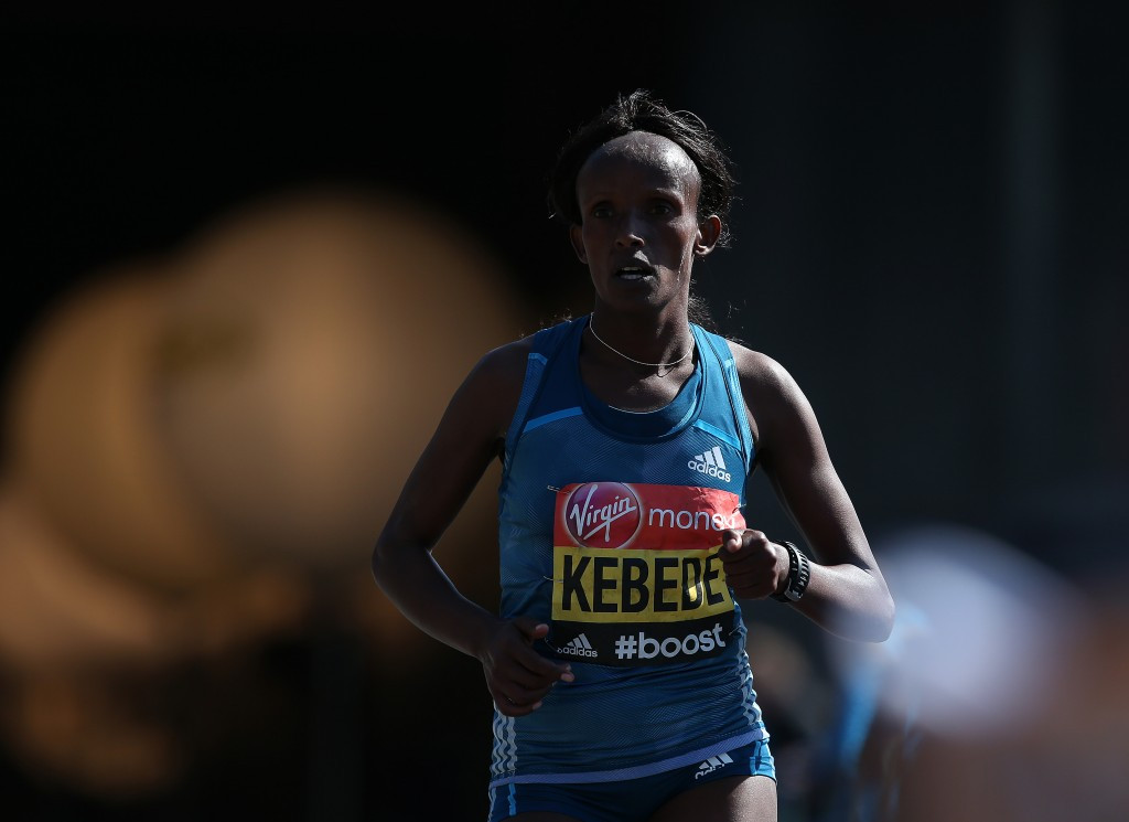 Two-time winner Aberu Kebede is the fastest in the women's field ©Getty Images