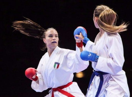 Italy's Sara Cardin missed out on a place in the women's under 55kg final ©WKF/Twitter