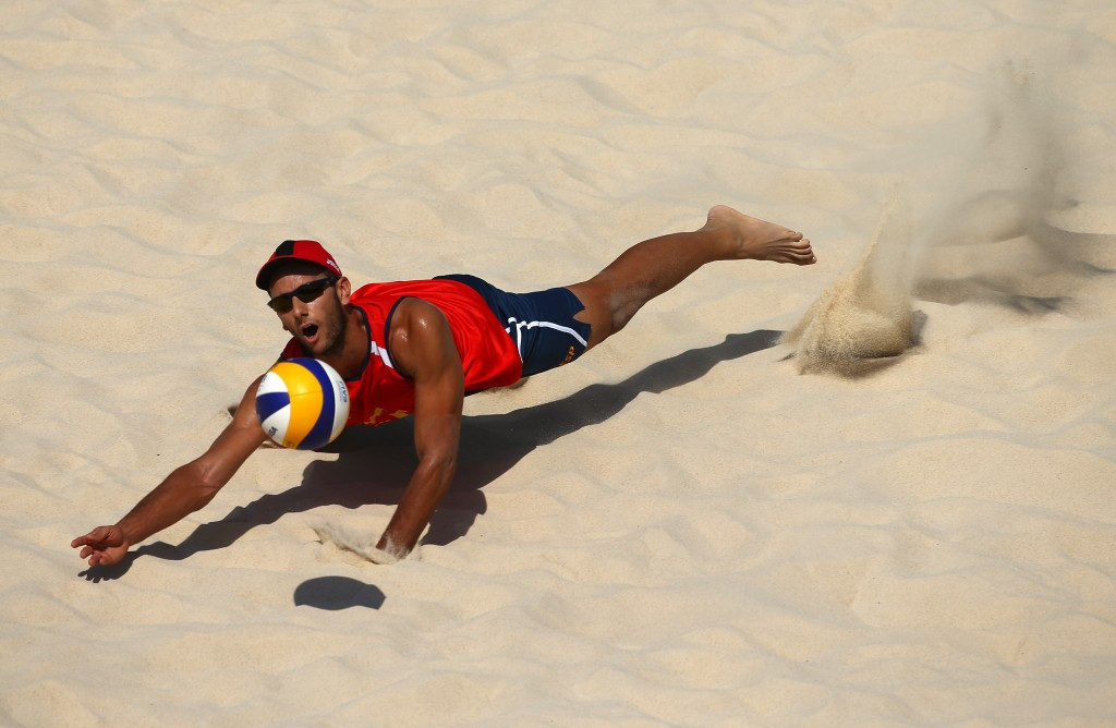 The preliminary round robin beach volleyball competitions also took place ©Getty Images