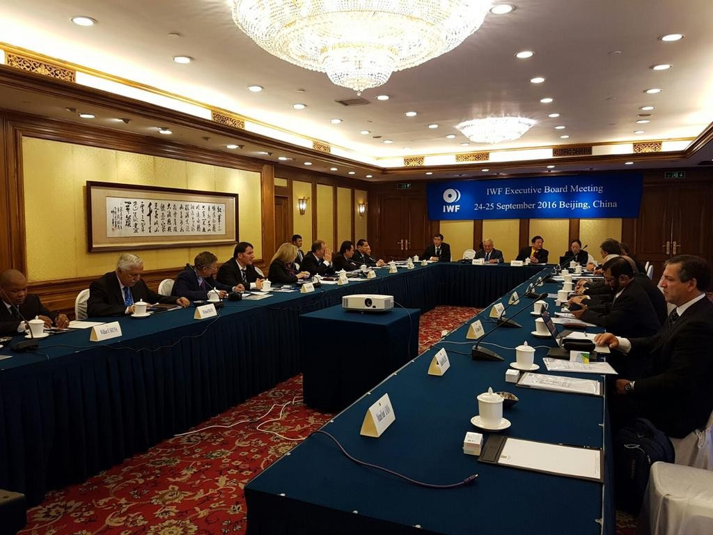 Decisions were made at an IWF Executive Committee meeting in Beijing ©IWF/Twitter