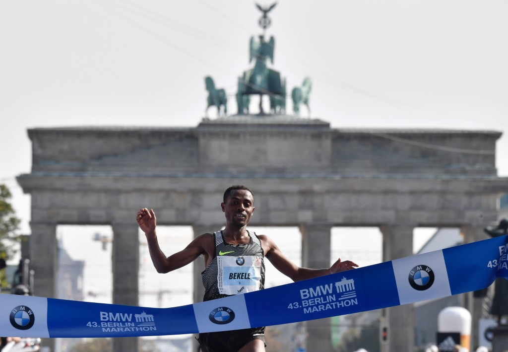 Bekele wins Berlin Marathon with second quickest time on record