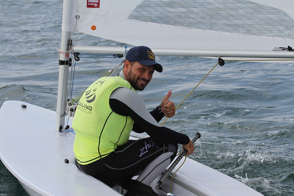 Croatia's Tonci Stipanovic has added a Sailing World Cup gold medal to his Olympic Games silver with a steady and calm performance in the final laser race in Qingdao ©World Sailing