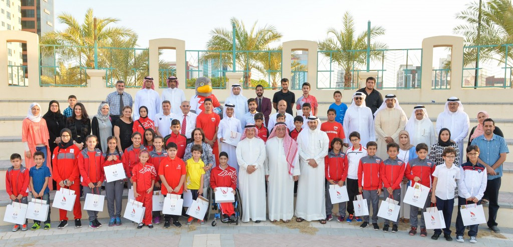 National team members with academic excellence, as well as their parents, were presented with tickets as part of a special reception ceremony ©BOC