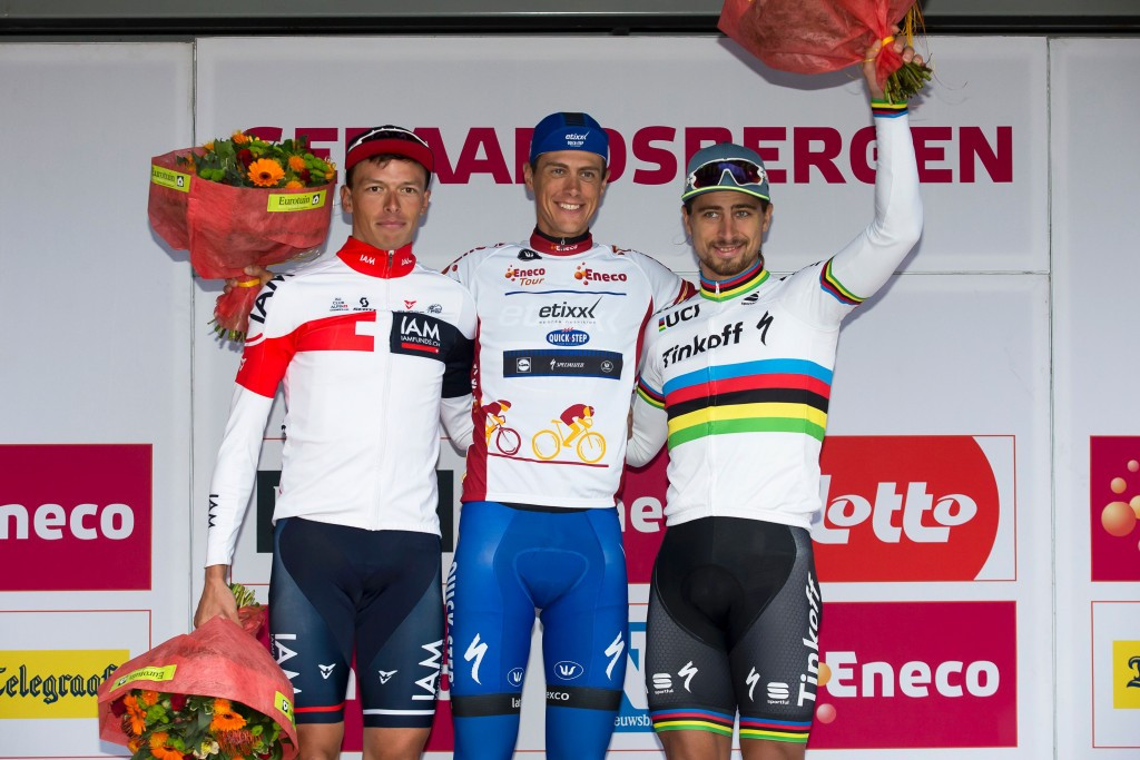 Dutchman Niki Terpstra dramatically won the Eneco Tour after overnight leader Rohan Dennis crashed out ©Getty Images 