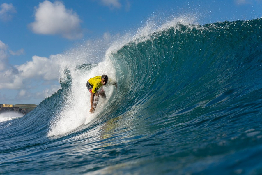 In the boys' under-18 final Brazil's Wesley Dantas won the gold medal ©ISA