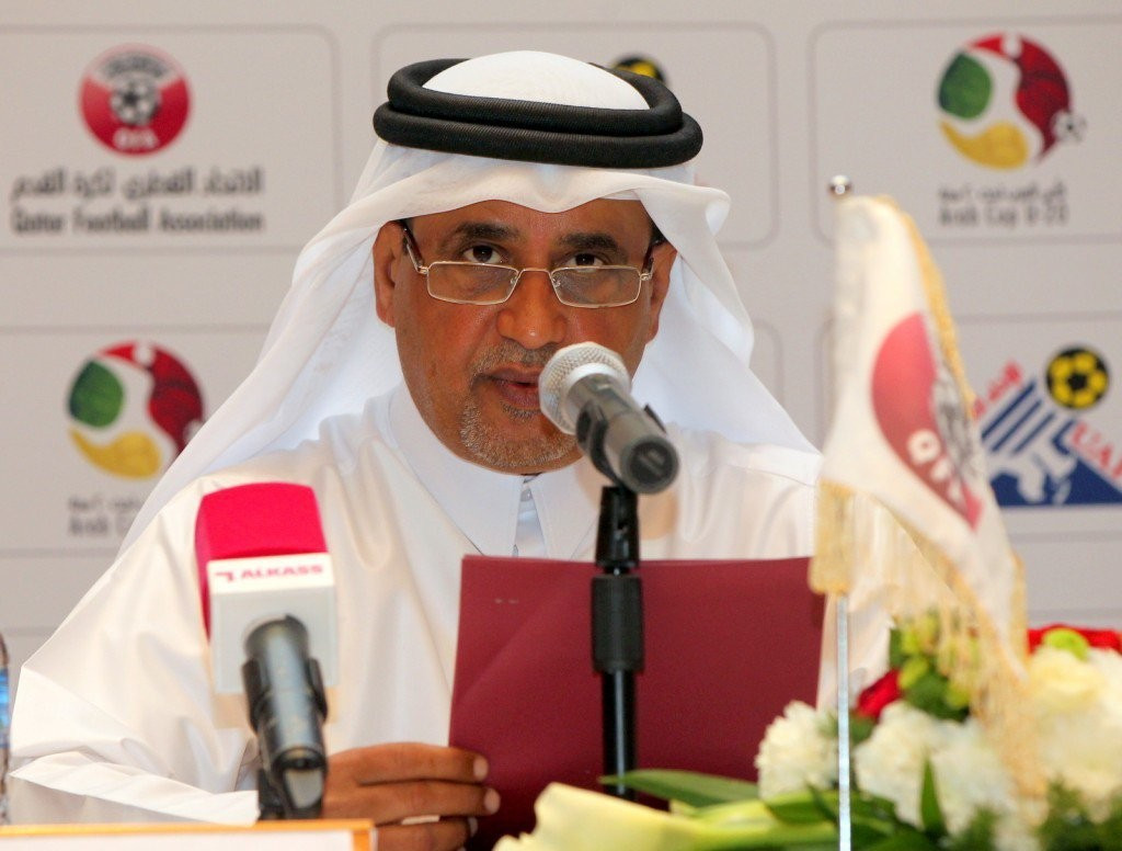 QFA President Saoud Al-Mohannadi has been banned from taking part in tomorrow’s FIFA Council elections ©Getty Images