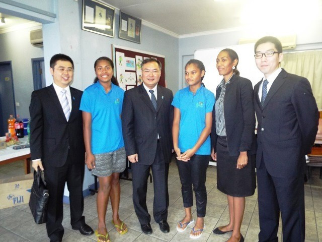 Chinese Government officials have provided support for the Fiji volleyball team to participate in Port Moresby ©FASANOC