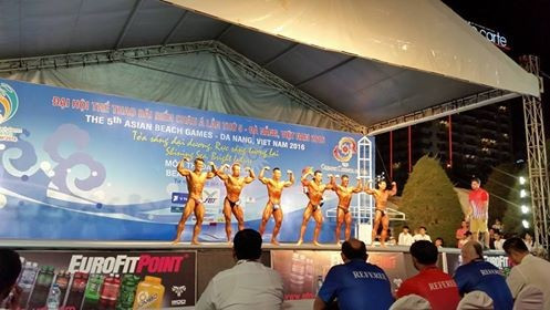Vietnam flex muscles to win four Asian Beach Games bodybuilding titles 