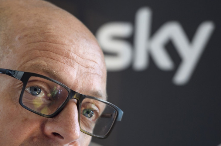 Team Sky Principal Sir Dave Brailsford, pictured during this year's Tour de France, 