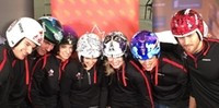 Canadian luge team's helmets up for auction 