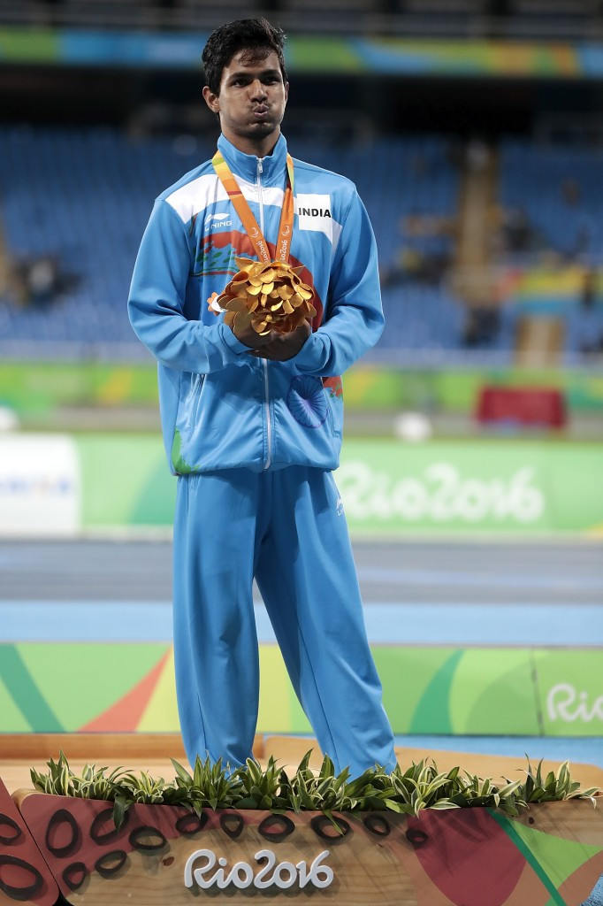 Varun Singh Bhati won high jump bronze at the Rio 2016 Paralympics ©Getty Images