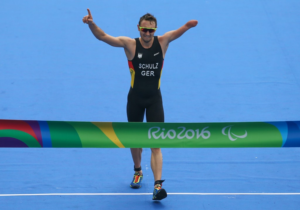 Germany's Martin Schulz was crowned the first-ever Paralympic triathlon champion at Rio 2016 earlier this month ©Getty Images