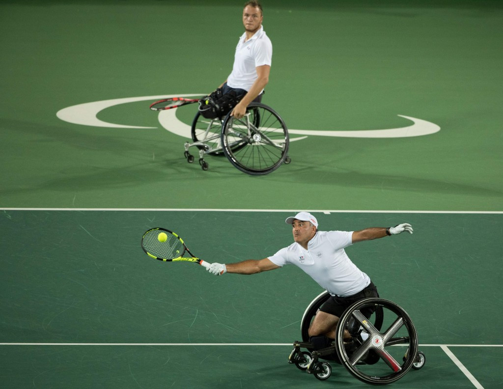 Stephane Houdet (right) and Nicolas Peifer are top-seeded for the tournament after their Rio 2016 gold ©Getty Images