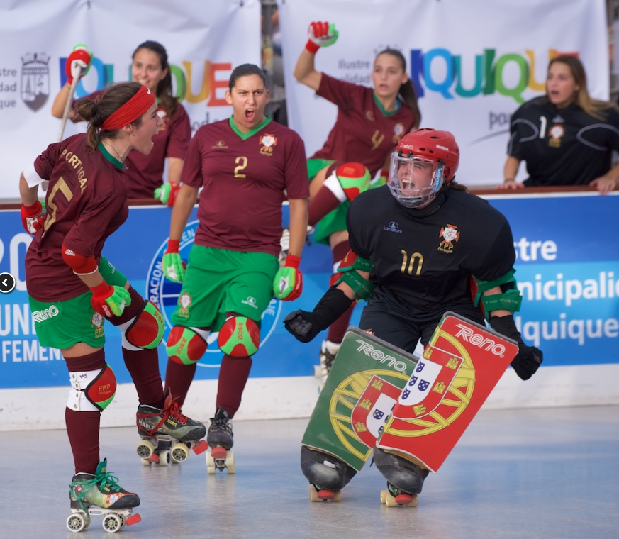 Portugal progressed after losing a 4-0 lead to Germany ©FIRS
