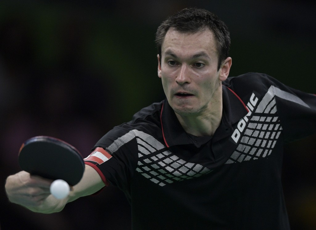 Stefan Fegerl is among the qualifiers for the main draw of the ITTF World Cup ©Getty Images