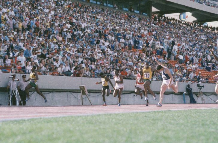 Don Quarrie, left, wins the 1978 Commonwealth Games 100m title ahead of Scotland's Allan Wells in Edmonton, which hosts this week's CGF General Assembly and is considering a bid for 2026 ©Getty Images